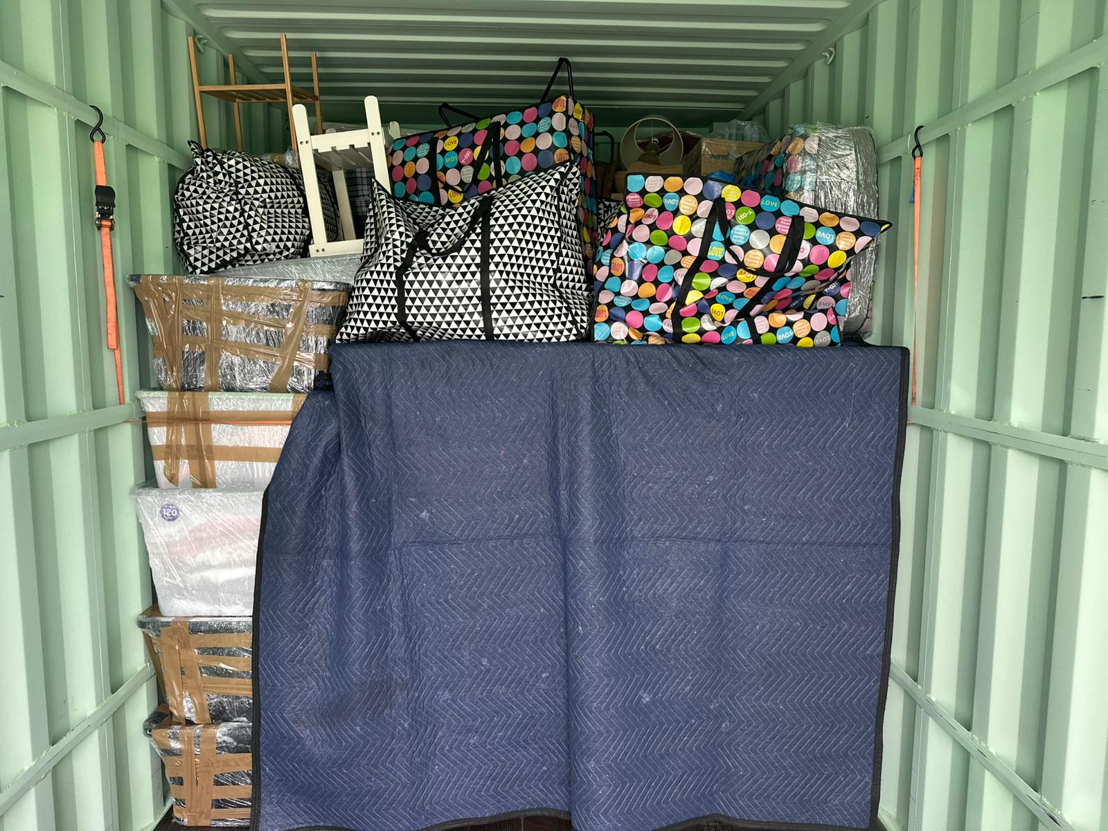 Mobile Storage container ready for loading in Sydney
